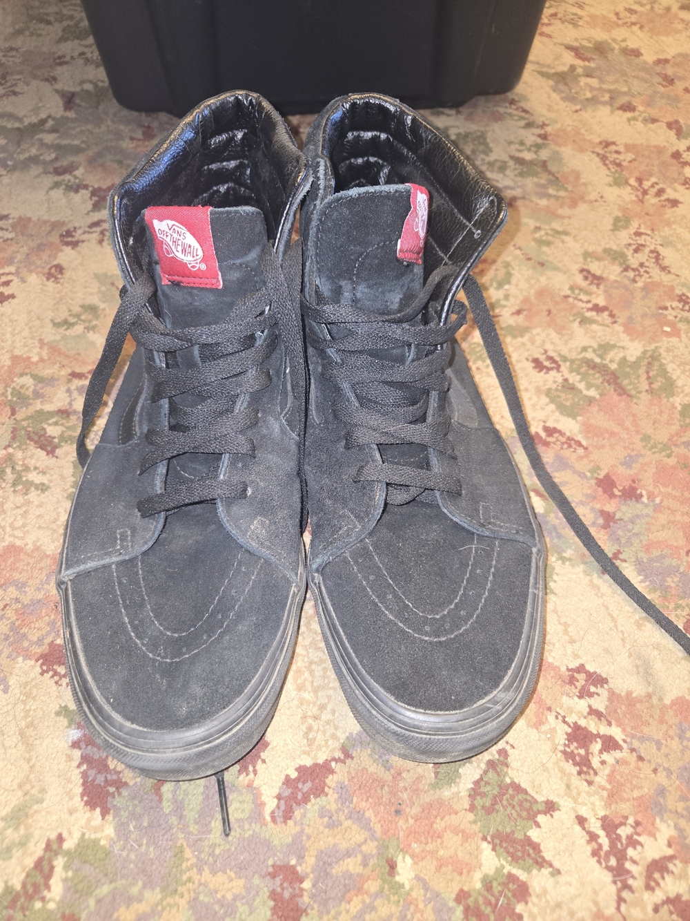 Vans Sk8-Hi Black High-Top Sneakers US 11